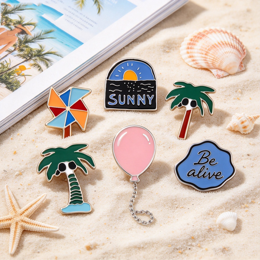 Embroidery Bali - Spille e broche romantiche con alba