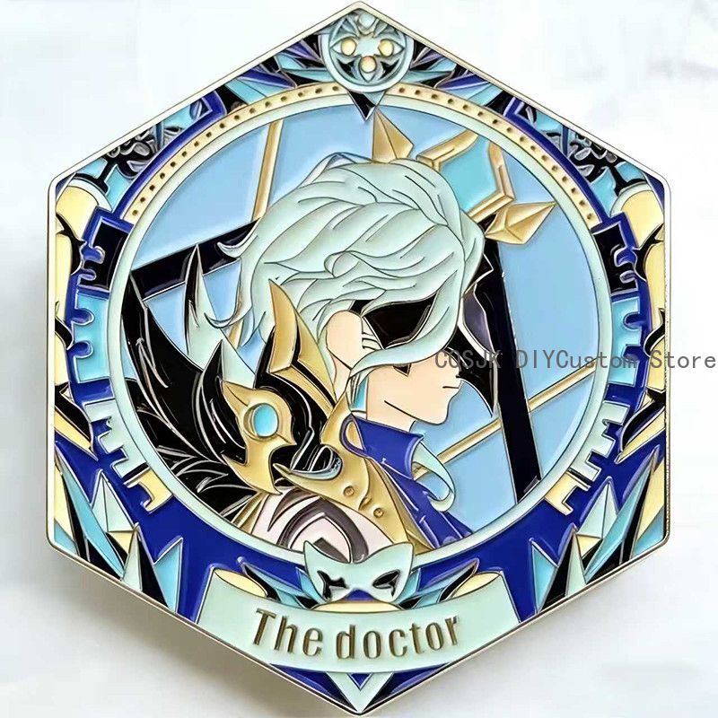 Embroidery Reddit - Badge in Metallo del Personaggio Il