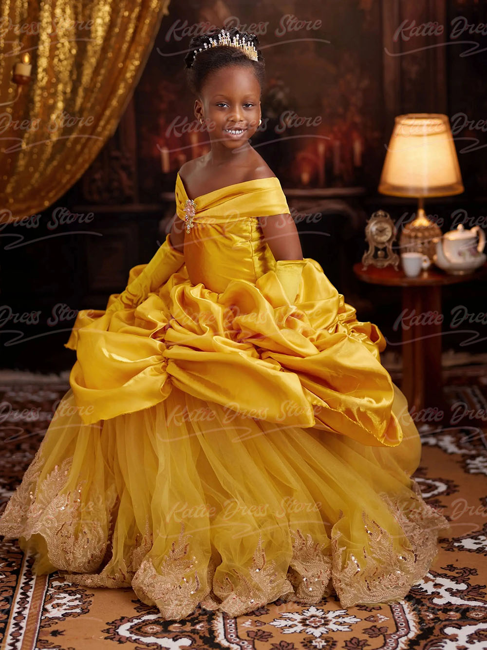 Abito da damigella personalizz - Embroidery Yellow Dress recensione e prezzo