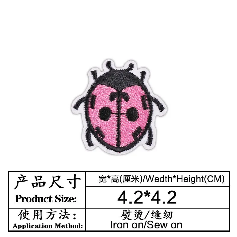 100 pz/lotto Piccolo Ricamo Pa - Embroidery Lady Bug recensione e prezzo