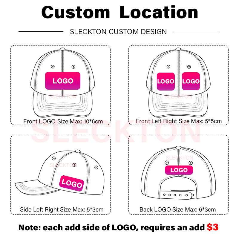 SLECKTON Logo Berretto da base - Embroidery Design Logo recensione e prezzo